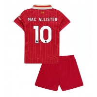 Camisa de time de futebol Liverpool Alexis Mac Allister #10 Replicas 1º Equipamento Infantil 2024-25 Manga Curta (+ Calças curtas)